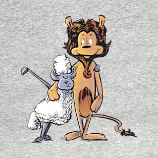 Lion and Lamb are friends T-Shirt
